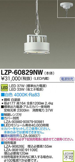 DAIKO ŵ LEDڥ LZP-60829NW ʼ̿