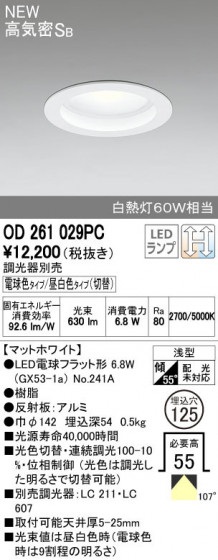 ODELIC ǥå 饤 OD261029PC ñʲ