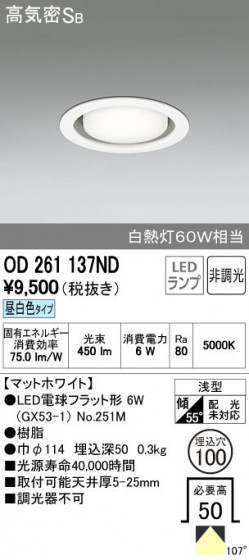 ODELIC ǥå 饤 OD261137ND ñʲ