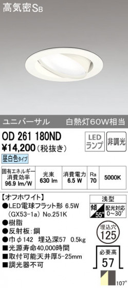 ODELIC ǥå 饤 OD261180ND ñʲ