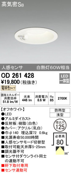 ODELIC ǥå ƥꥢ饤 OD261428 ñʲ