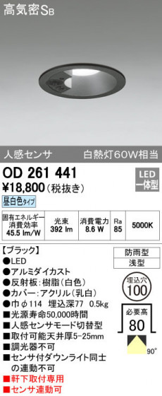 ODELIC ǥå ƥꥢ饤 OD261441 ñʲ