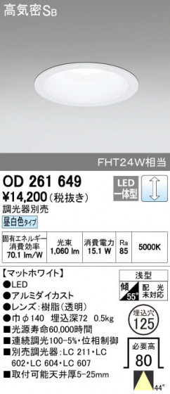 ODELIC ǥå 饤 OD261649 ñʲ