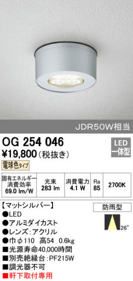 ODELIC ǥå ƥꥢ饤 OG254046 ñʲ