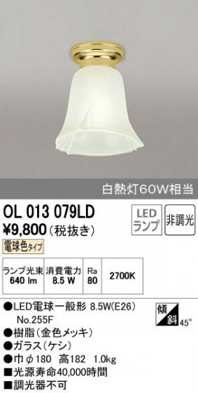 ODELIC ǥå 󥰥饤 OL013079LD ñʲ