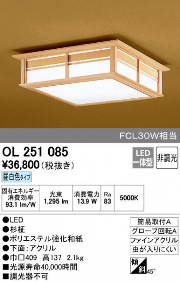 ODELIC ǥå 󥰥饤 OL251085 ñʲ