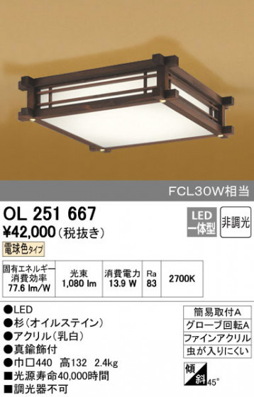 ODELIC ǥå 󥰥饤 OL251667 ñʲ