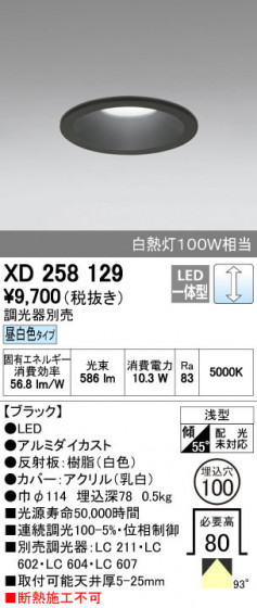 ODELIC ǥå 饤 XD258129 ñʲ