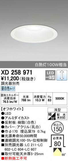 ODELIC ǥå 饤 XD258971 ñʲ