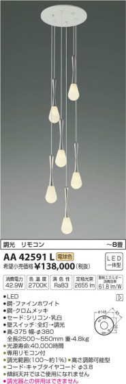 ߾ KOIZUMI ȴǥꥢ LEDŵ忧 AA42591L ᥤ̿