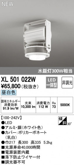 ODELIC ǥå ١饤 XL501022W ᥤ̿