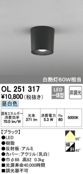 ODELIC ǥå 󥰥饤 OL251317 ᥤ̿
