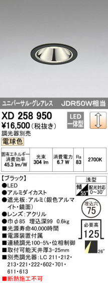ODELIC ǥå 饤 XD258950 ᥤ̿