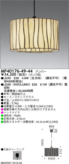 ޥå쥤 MAXRAY LEDڥ MP40176-49-44 ᥤ̿