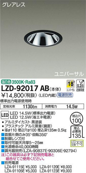 ʼ̿DAIKO ŵ ˥С饤 LZD-92017AB