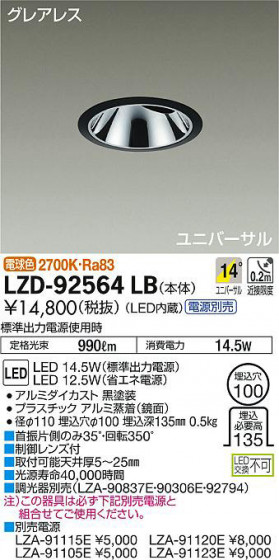 ʼ̿DAIKO ŵ ˥С饤 LZD-92564LB