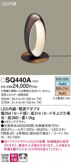 Panasonic  SQ440A ᥤ̿