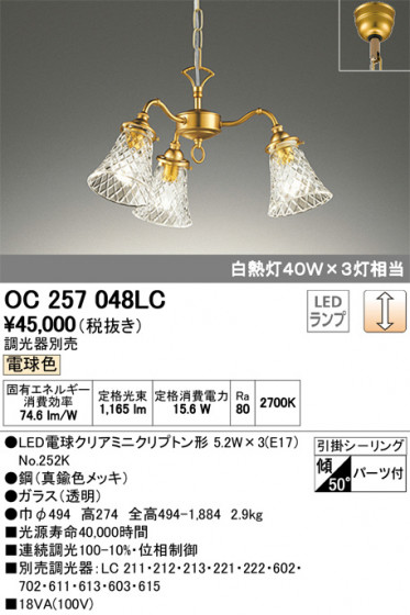 ODELIC ǥå ǥꥢ OC257048LC ᥤ̿