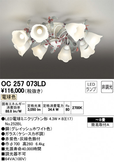 ODELIC ǥå ǥꥢ OC257073LD ᥤ̿