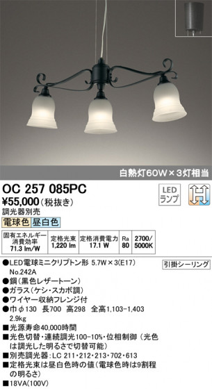 ODELIC ǥå ǥꥢ OC257085PC ᥤ̿
