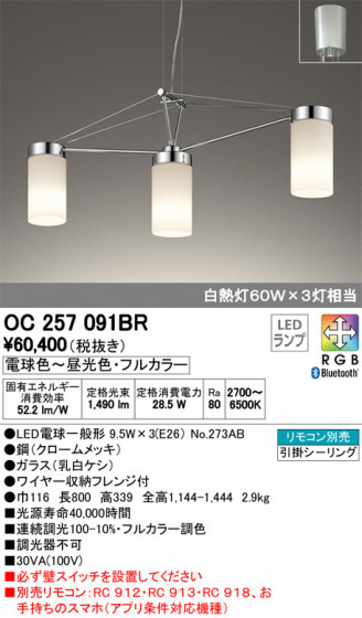 ODELIC ǥå ǥꥢ OC257091BR ᥤ̿