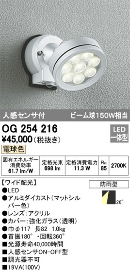ODELIC ǥå ƥꥢ饤 OG254216 ᥤ̿