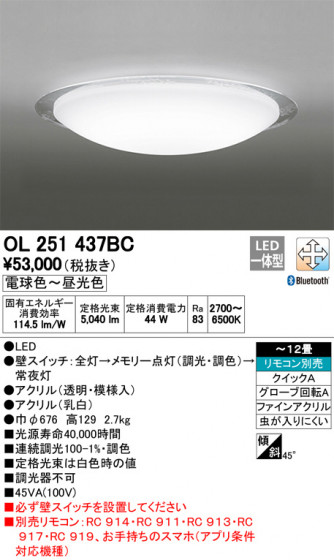 ODELIC ǥå 󥰥饤 OL251437BC ᥤ̿