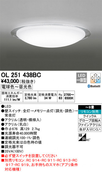 ODELIC ǥå 󥰥饤 OL251438BC ᥤ̿