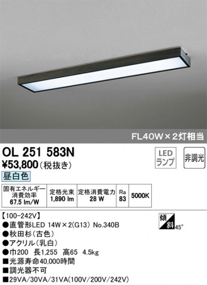 ODELIC ǥå 󥰥饤 OL251583N ᥤ̿