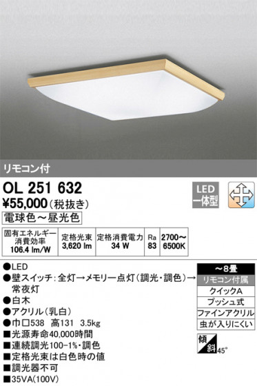 ODELIC ǥå 󥰥饤 OL251632 ᥤ̿