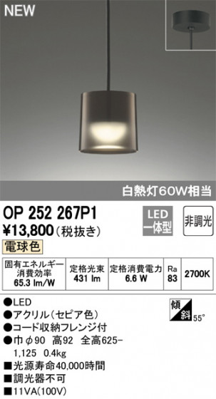 ODELIC ǥå ڥȥ饤 OP252267P1 ᥤ̿