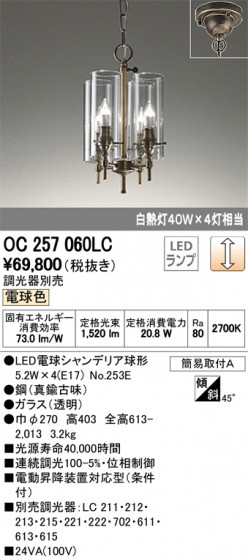 ODELIC ǥå ڥȥ饤 OC257060LC ᥤ̿