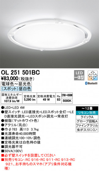 ODELIC ǥå 󥰥饤 OL251501BC ᥤ̿