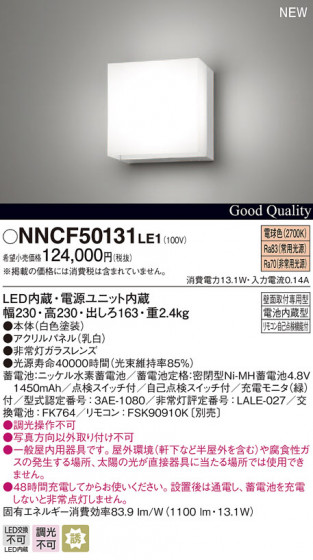 Panasonic Ѿ NNCF50131LE1 ᥤ̿