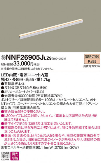 Panasonic ۲ NNF26905JLZ9 ᥤ̿