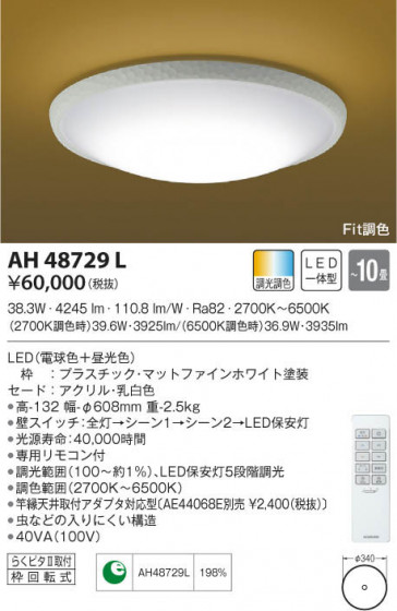 KOIZUMI ߾  AH48729L β