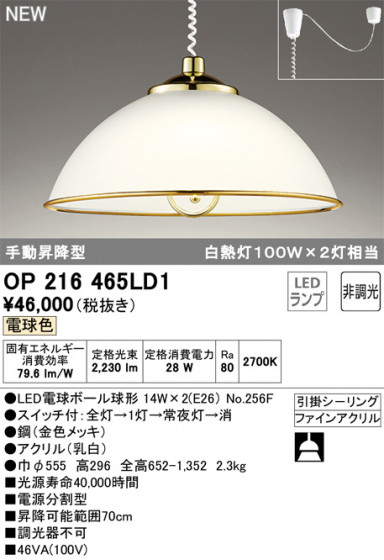 ODELIC ǥå ڥȥ饤 OP216465LD1 ᥤ̿