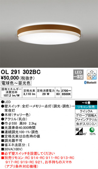 ODELIC ǥå 󥰥饤 OL291302BC ᥤ̿