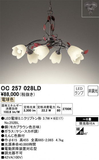 ODELIC ǥå ǥꥢ OC257028LD ᥤ̿
