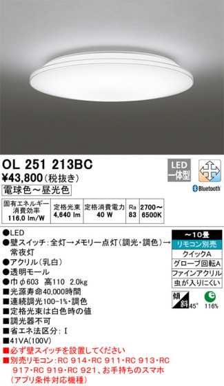 ODELIC ǥå 󥰥饤 OL251213BC ᥤ̿
