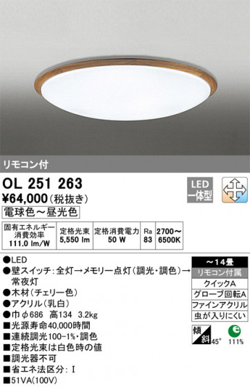 ODELIC ǥå 󥰥饤 OL251263 ᥤ̿