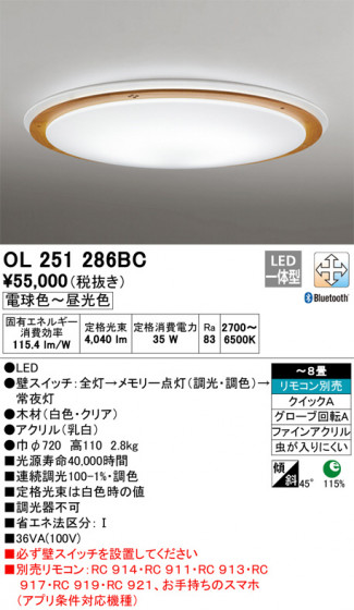 ODELIC ǥå 󥰥饤 OL251286BC ᥤ̿
