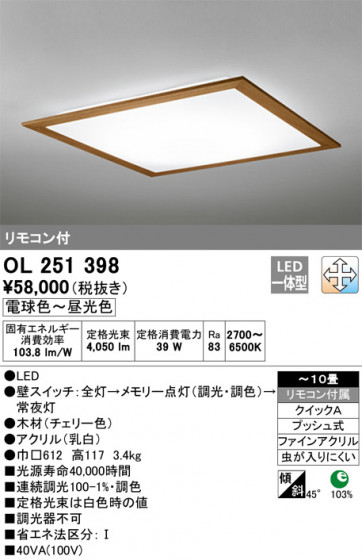 ODELIC ǥå 󥰥饤 OL251398 ᥤ̿