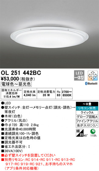 ODELIC ǥå 󥰥饤 OL251442BC ᥤ̿