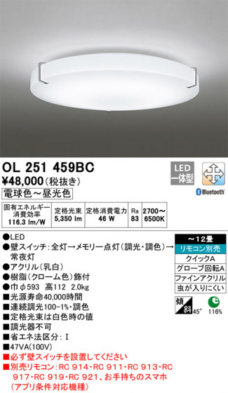 ODELIC ǥå 󥰥饤 OL251459BC ᥤ̿