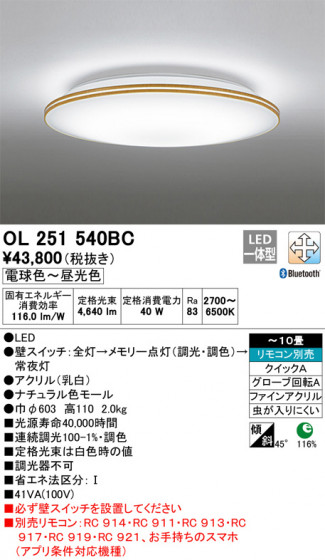 ODELIC ǥå 󥰥饤 OL251540BC ᥤ̿