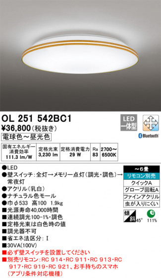 ODELIC ǥå 󥰥饤 OL251542BC1 ᥤ̿