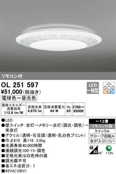 ODELIC ǥå 󥰥饤 OL251597 ᥤ̿