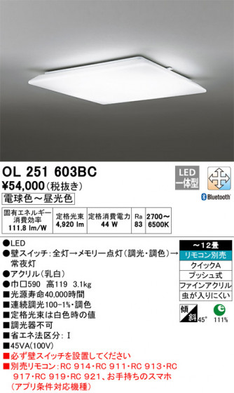 ODELIC ǥå 󥰥饤 OL251603BC ᥤ̿