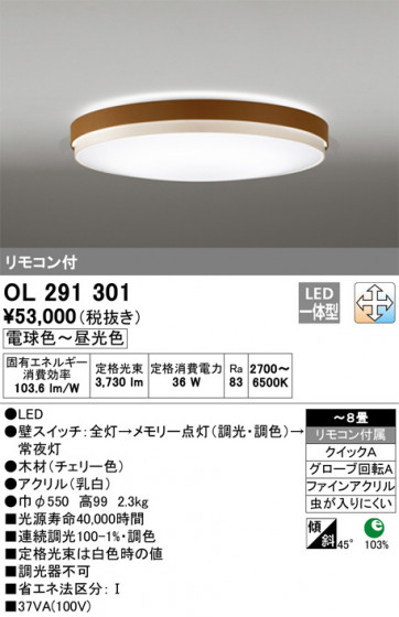 ODELIC ǥå 󥰥饤 OL291301 ᥤ̿